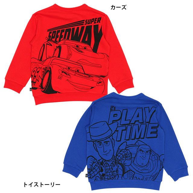 【ベビードール】トイ・ストーリー レンチキュラートレーナー 7533K / 見る角度で柄が変わる ウッディ バズ リトルグリーンメン ベビーサイズ キッズ トップス 長袖 トレーナー