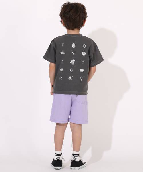 公式 ショップディズニー ベビードール ディズニー モノトーンバックロゴピグメントtシャツ 6543k カーズ