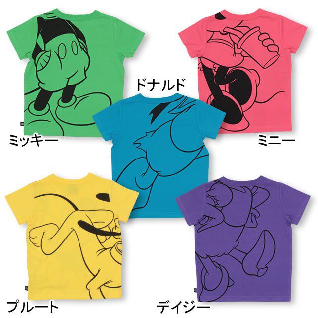 【ベビードール】プルート 親子お揃い BIGキャラクターネオンTシャツ 3918K