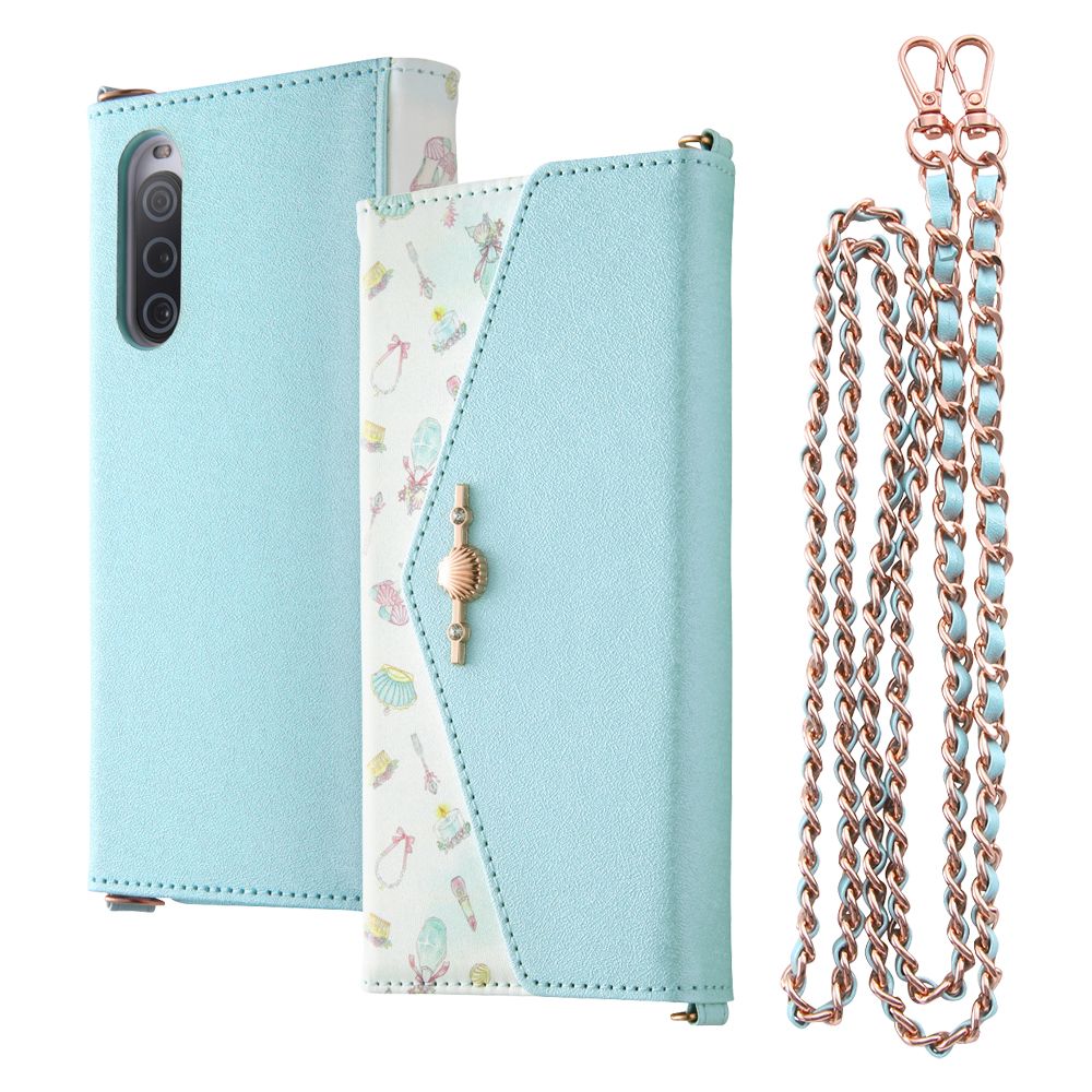 アリエル 手帳型ケース Collet ショルダーストラップ付