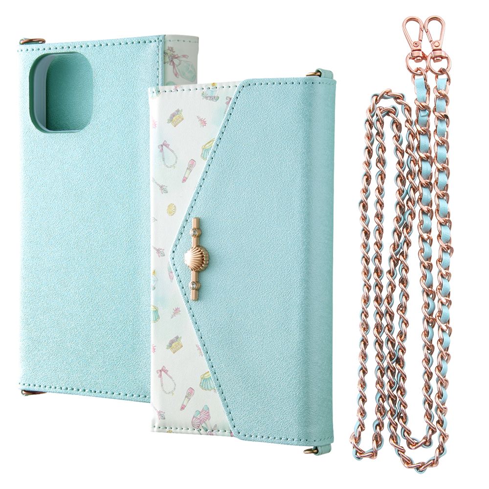 アリエル 手帳型ケース Collet ショルダーストラップ付