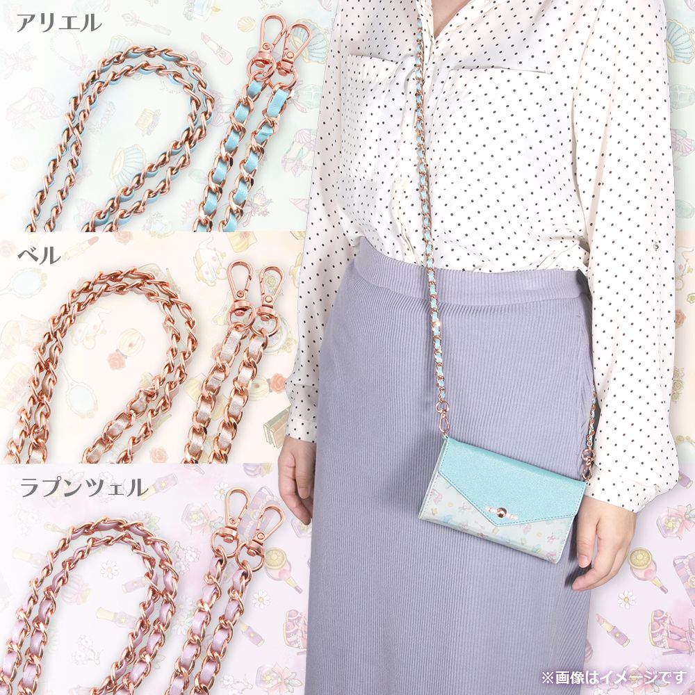 ベル 手帳型ケース Collet ショルダーストラップ付