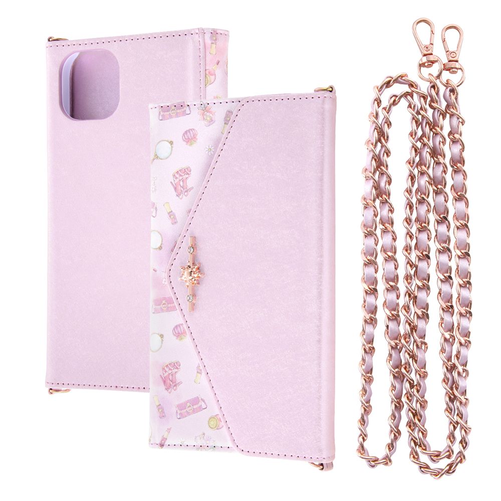 ラプンツェル 手帳型ケース Collet ショルダーストラップ付