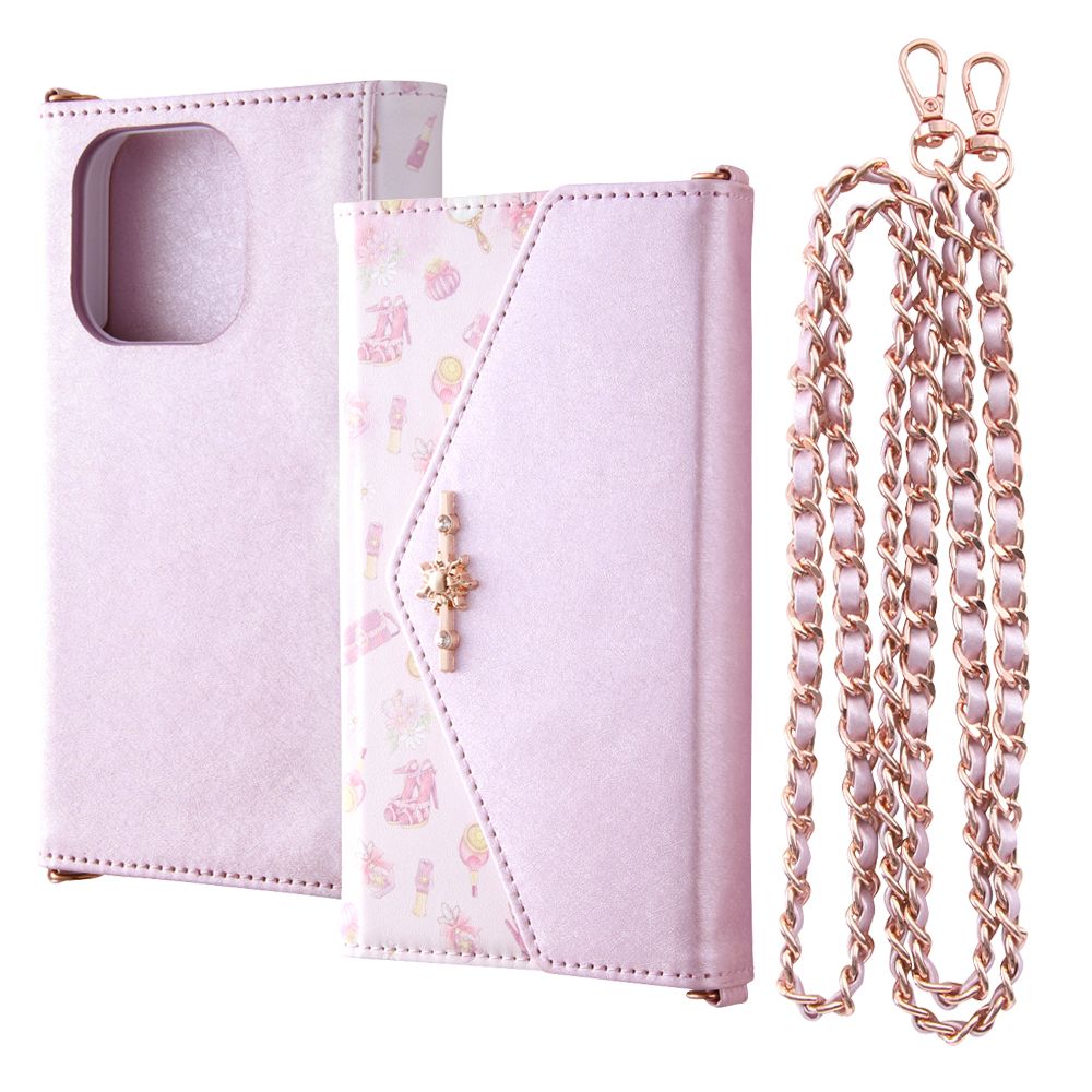 ラプンツェル 手帳型ケース Collet ショルダーストラップ付