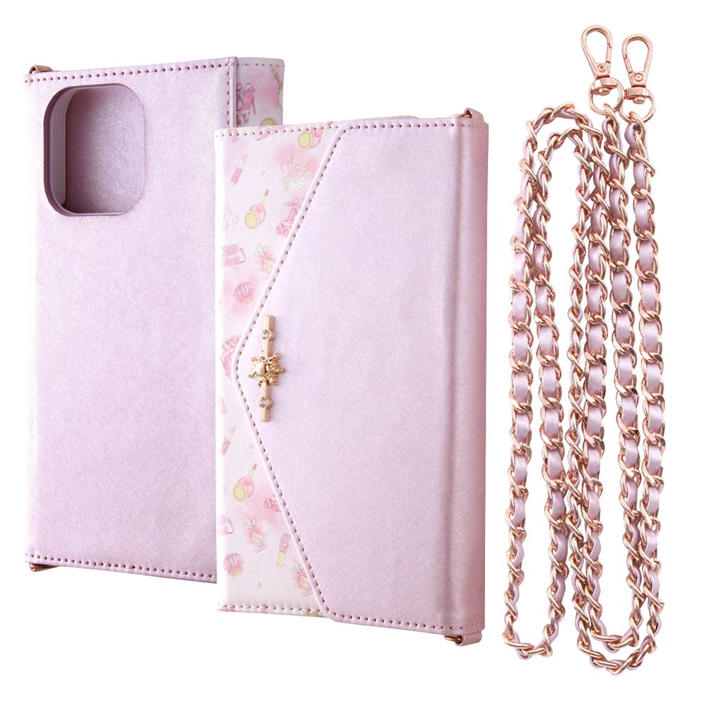 ラプンツェル 手帳型ケース Collet ショルダーストラップ付