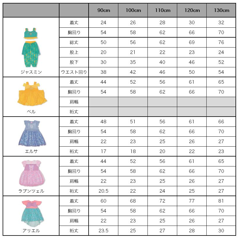 【ベビードール】アリエル プリンセス / なりきるワンピース 4000K os20 / ベビーサイズ キッズ ワンピ ドレス 半袖 スカート 立体モチーフ チュール 仮装 コスチューム コスプレ ガーリー お姫様