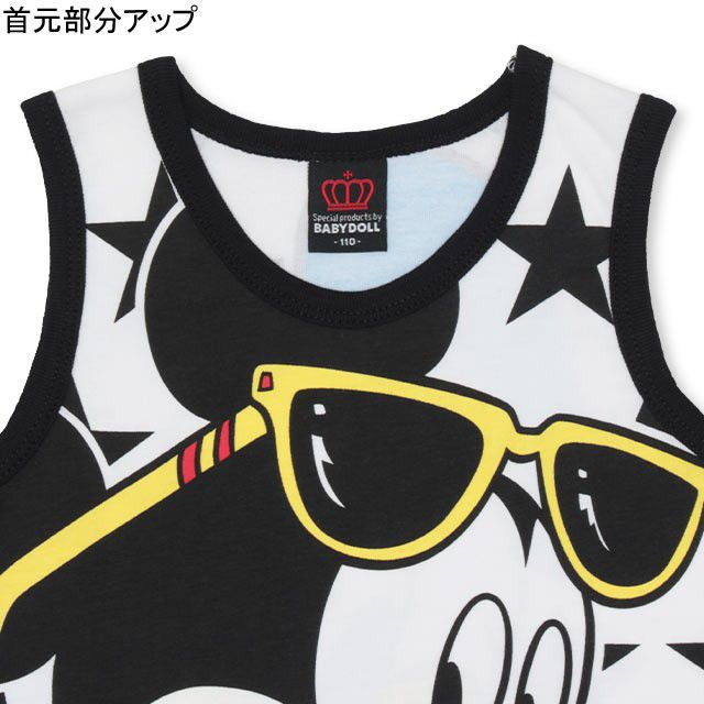 【ベビードール】ミッキー＆ドナルド BIGフェイスタンクトップ 4205K