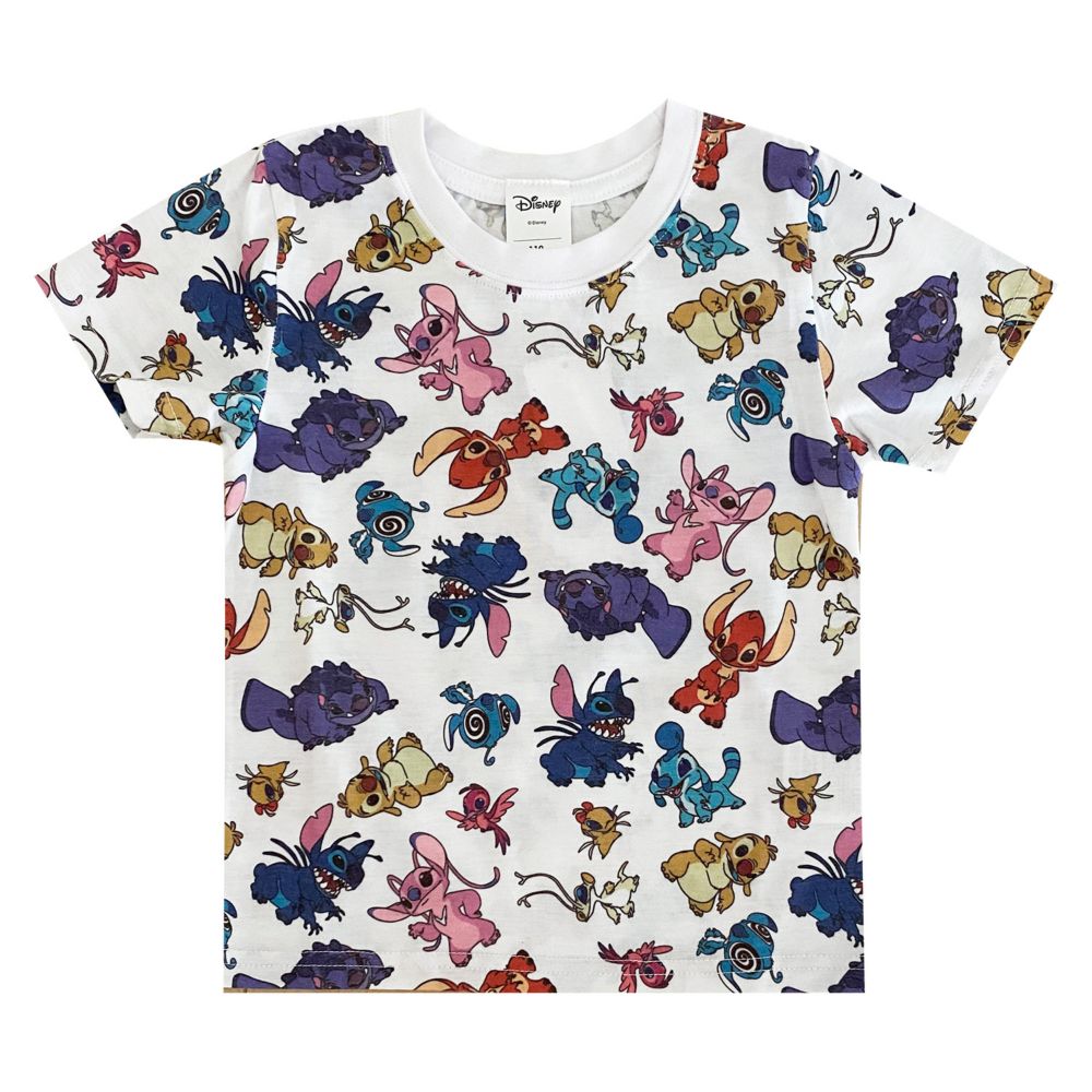 公式 ショップディズニー ディズニー リロ アンド スティッチ エイリアン 総柄プリント Kids ｔシャツ