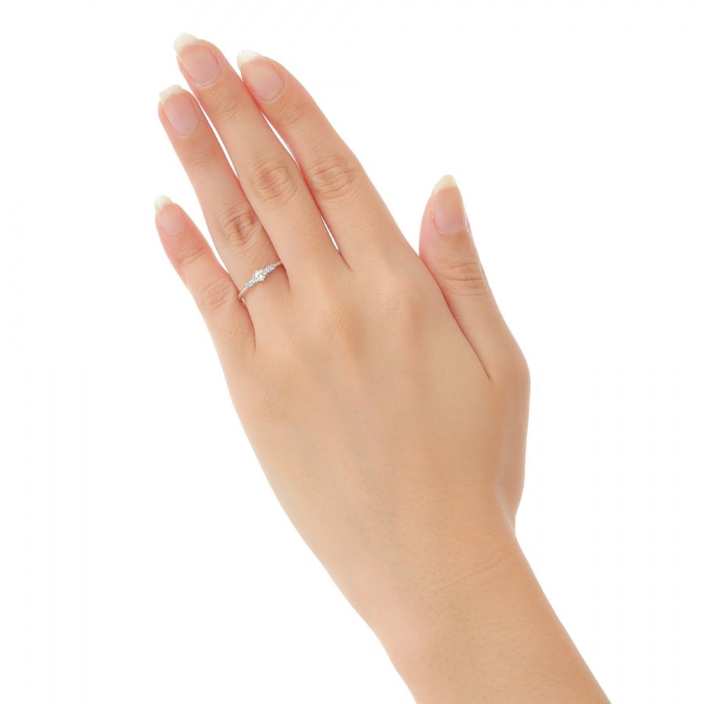 【ザ・キッス】DI-SR1211CB ディズニープリンセス シンデレラ / シルバー リング