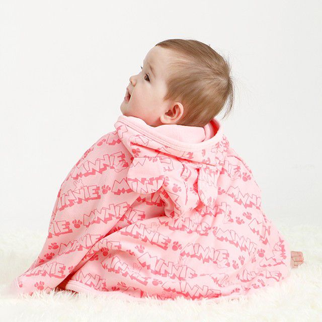 【ベビードール】ミニー ギフトBOX付き 3点ギフトセット 4330B 【DY】 oa20 / ベビーサイズ 赤ちゃん 出産祝い 贈り物 プレゼント ベビー服 ベビー用品 長袖 ロンパース ケープ スタイ コーデセット