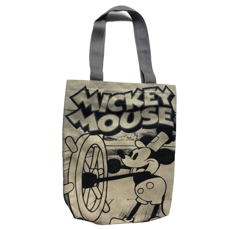 公式 ショップディズニー ディズニー ランデヴー 麻調タテ型トートバッグ ミッキーシリーズ