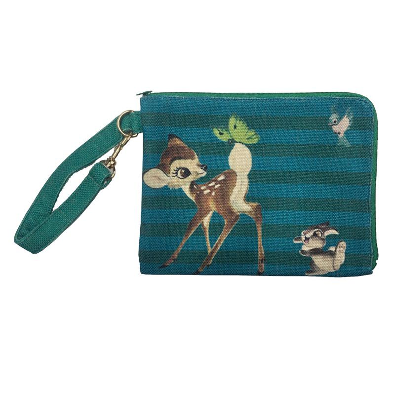 ディズニー ランデヴー 麻調ポーチ