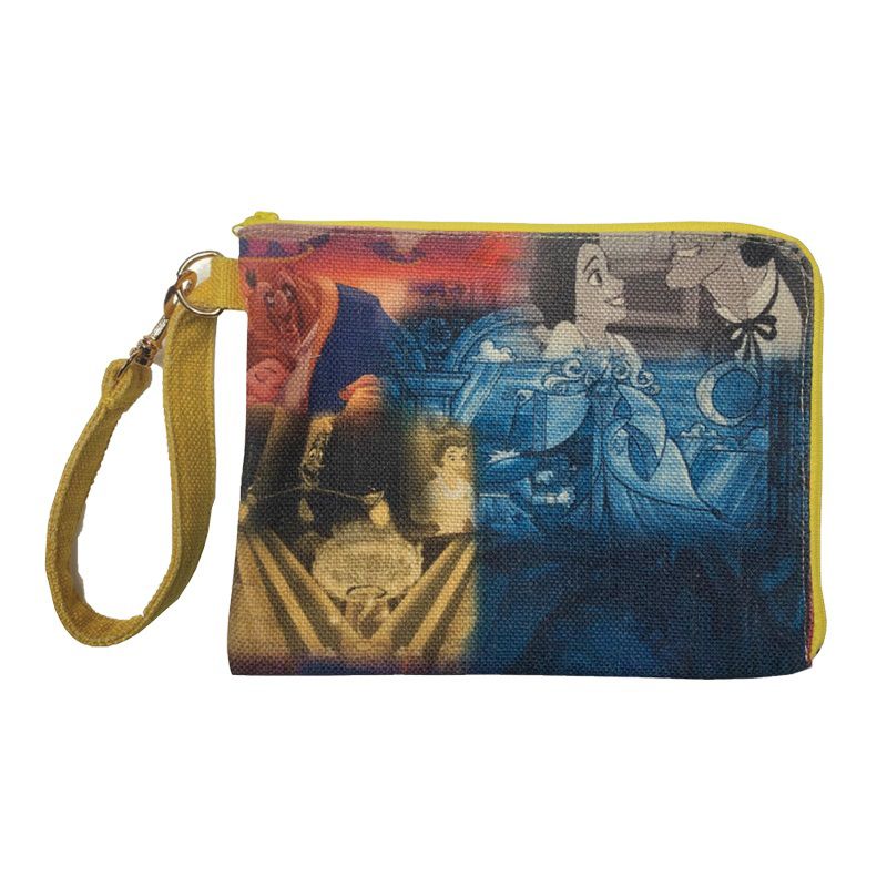 公式 ショップディズニー ディズニー プリンセス ランデヴー 麻調ポーチ