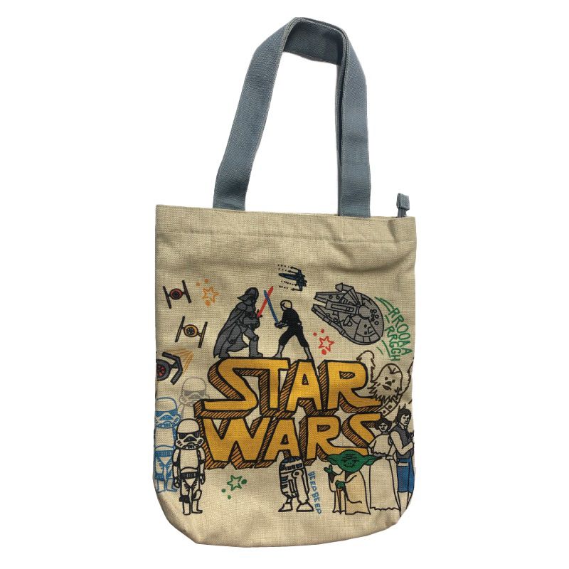 スター・ウォーズ ランデヴー 麻調タテ型トートバッグ