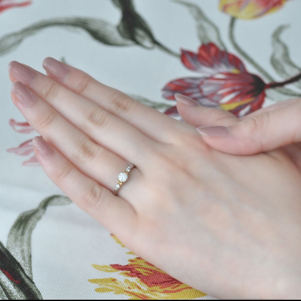 【受注生産】ミニーマウスエンゲージリング