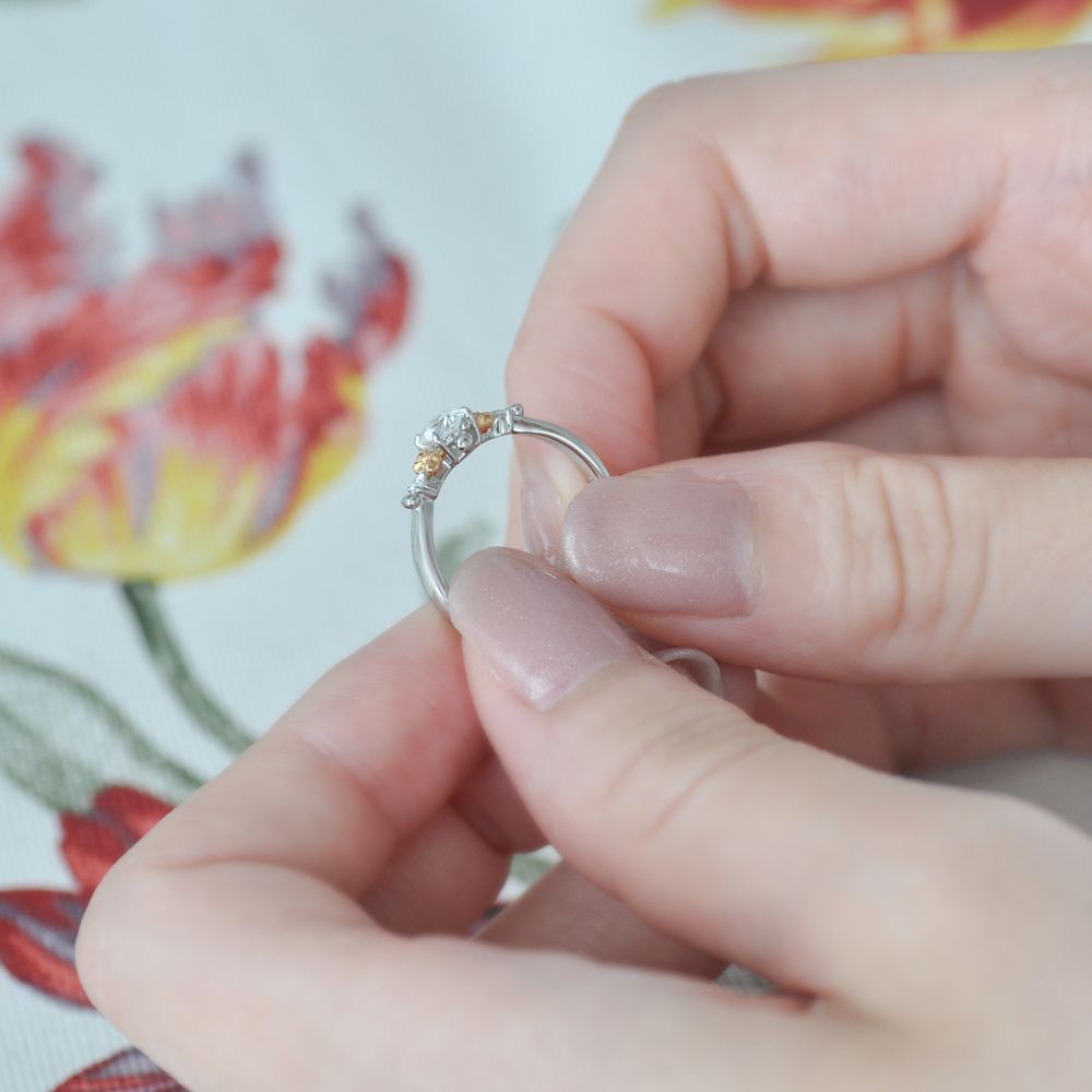 【受注生産】ミニーマウスエンゲージリング