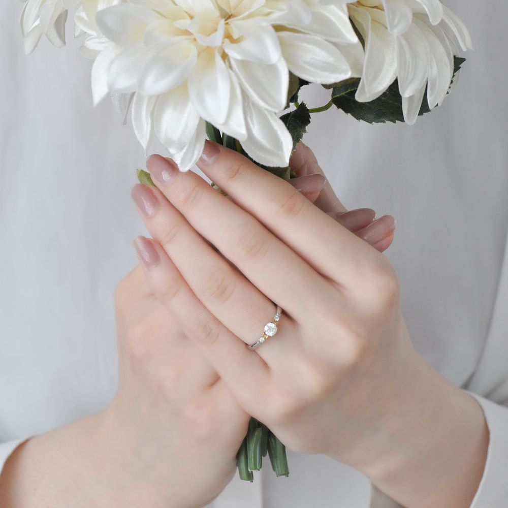 【受注生産】ミニーマウスエンゲージリング