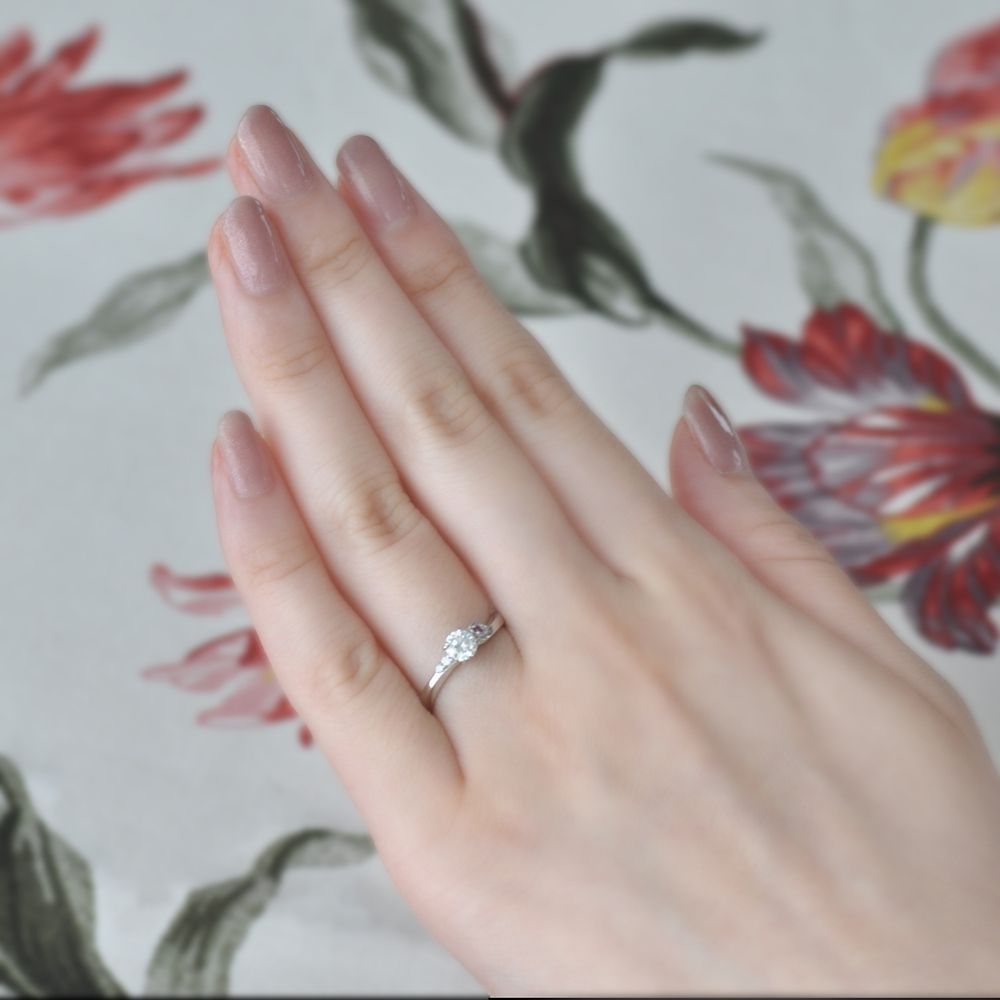 【受注生産】美女と野獣 ベル エンゲージリング