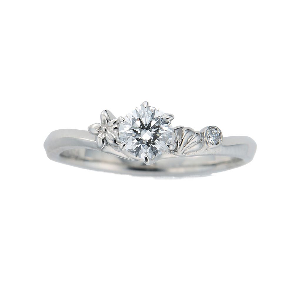 公式 ショップディズニー 受注生産 リトルマーメイド アリエル エンゲージリング 0 2ct