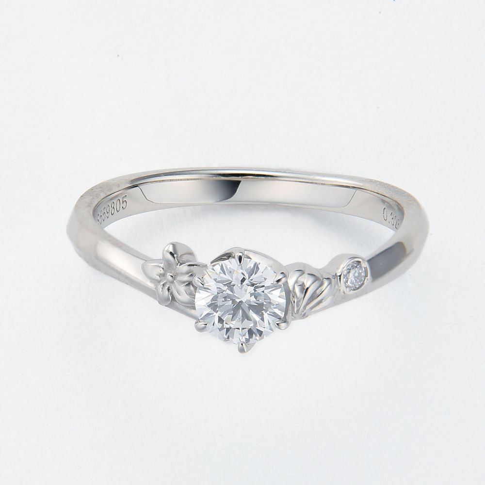 公式 ショップディズニー 受注生産 リトルマーメイド アリエル エンゲージリング 0 2ct