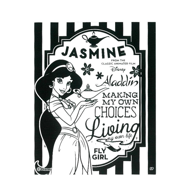 公式 ショップディズニー ディズニー キャラクターステッカー モノクロストライプ