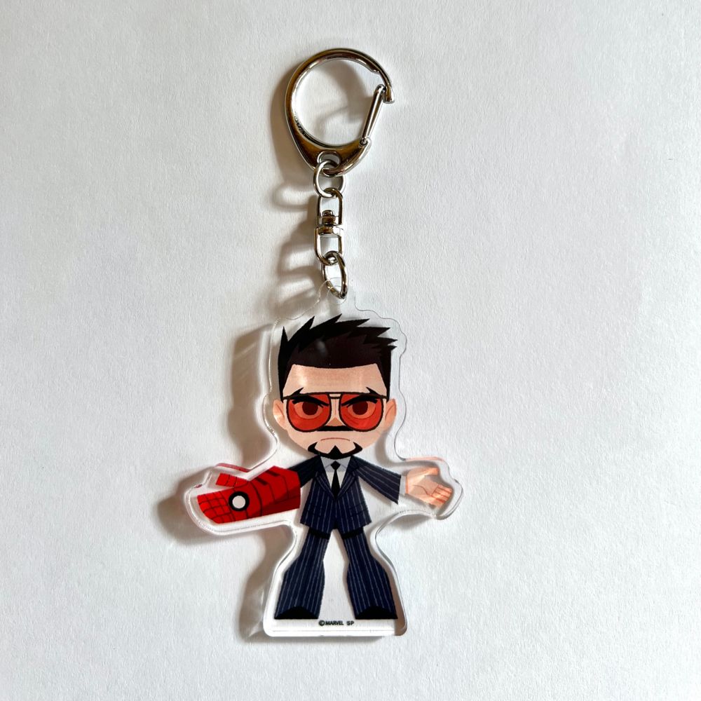 MARVEL マーベル アクリルキーホルルダー グリヒル / トニー・スターク