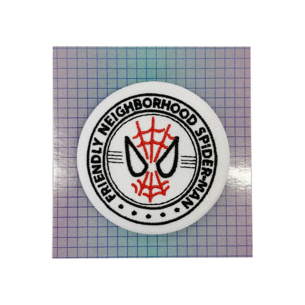 MARVEL 刺繍缶バッジ  スパイダーマン/ヴェノム