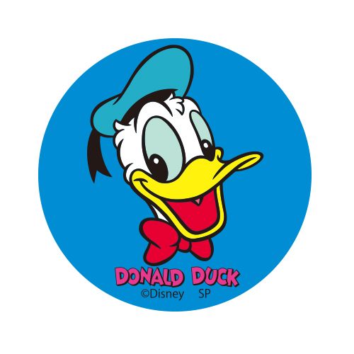 ディズニー 缶バッジ フェイス ロゴ