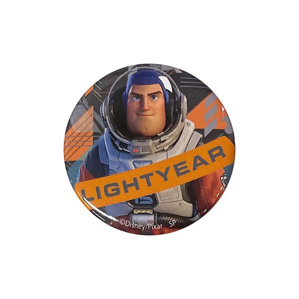 ピクサー バズ・ライトイヤー 缶バッジ ロゴ/バズ