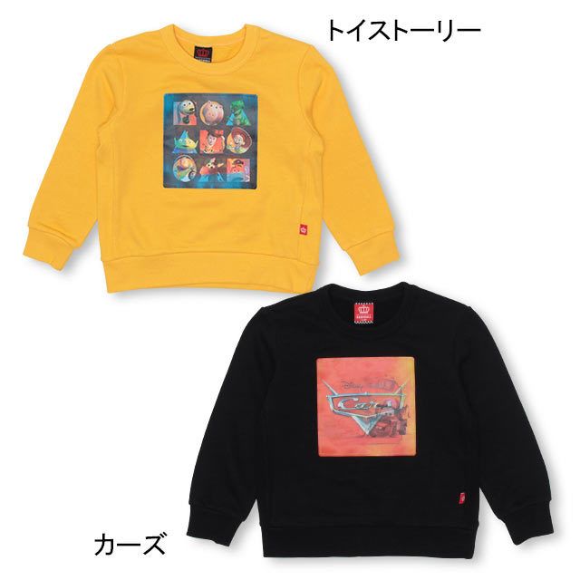 【ベビードール】カーズ レンチキュラートレーナー 4534K / 角度で柄が変わる ベビーサイズ キッズ トップス 長袖 春秋冬 ライトニング・マックィーン メーター