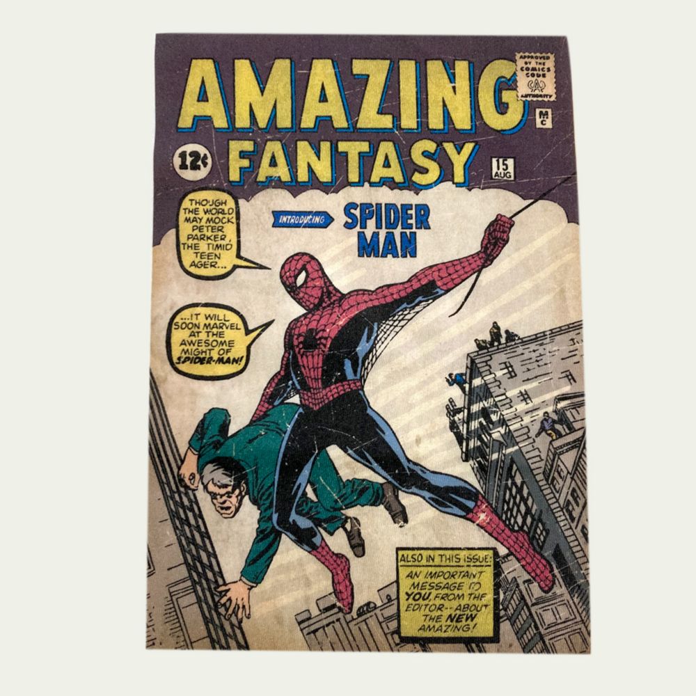 MARVEL スパイダーマン 初版 ロングスリーブＴシャツ