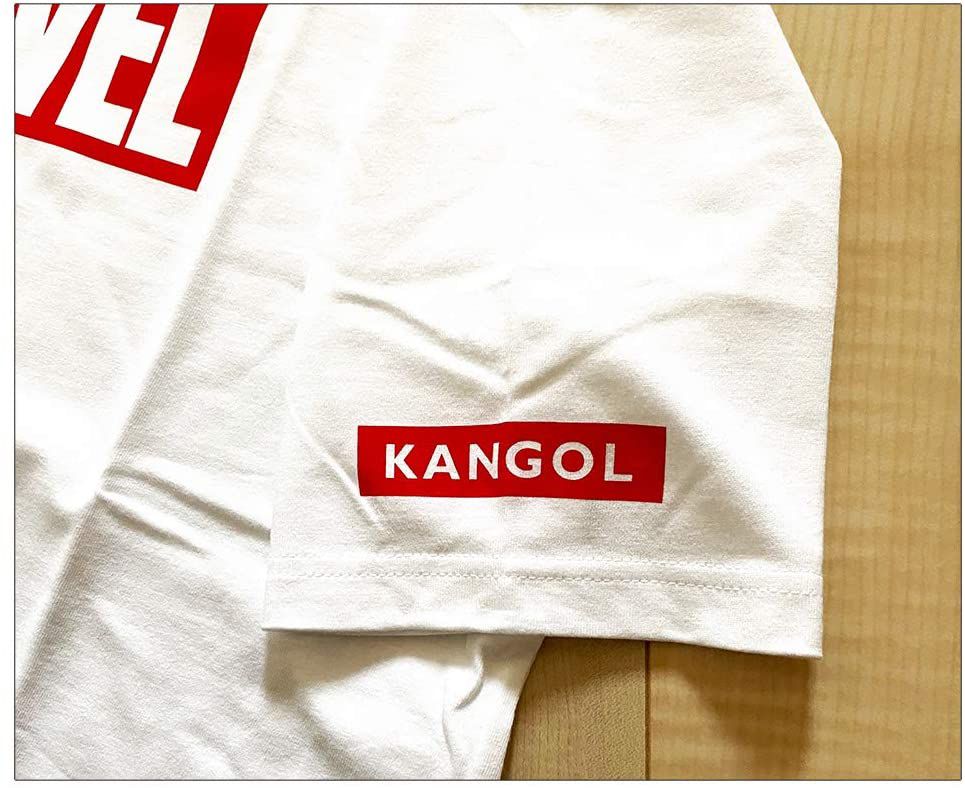 MARVEL &times; KANGOL ＢＯＸロゴＴシャツ