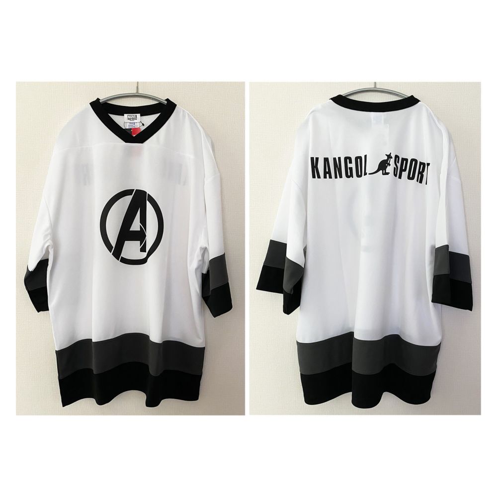 MARVEL &times; KANGOL SPORTS Avengers ロゴＴシャツ