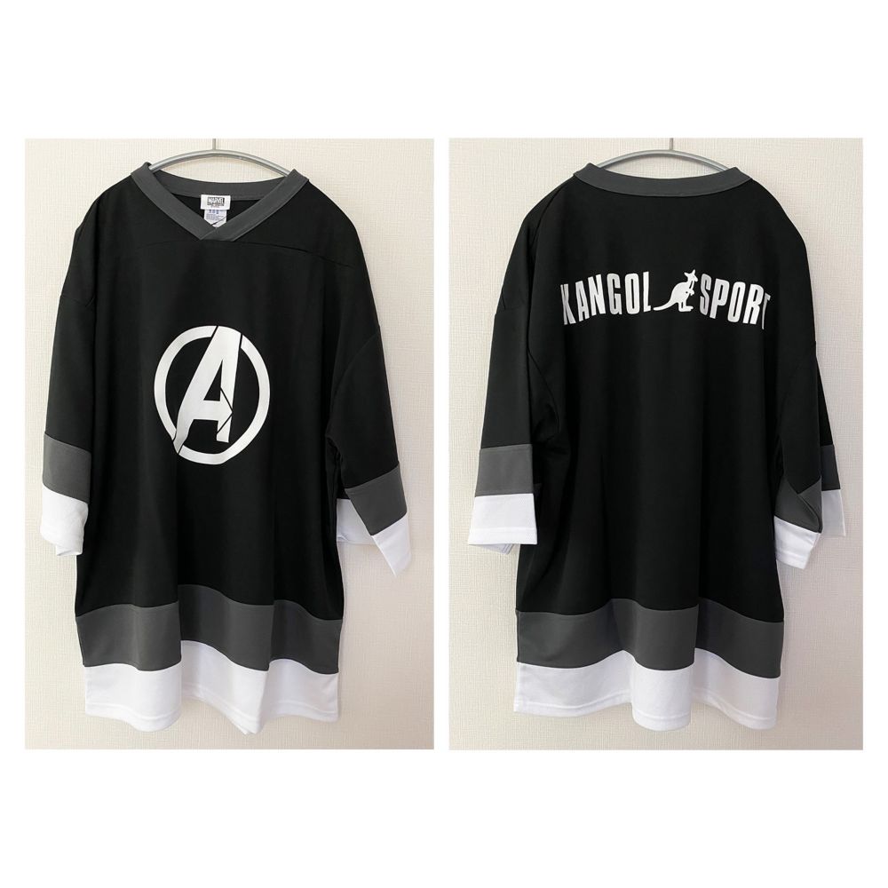 MARVEL &times; KANGOL SPORTS Avengers ロゴＴシャツ