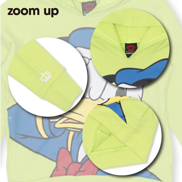 【ベビードール】チップ＆デール 親子お揃い BIGフェイスパーカー 4569K