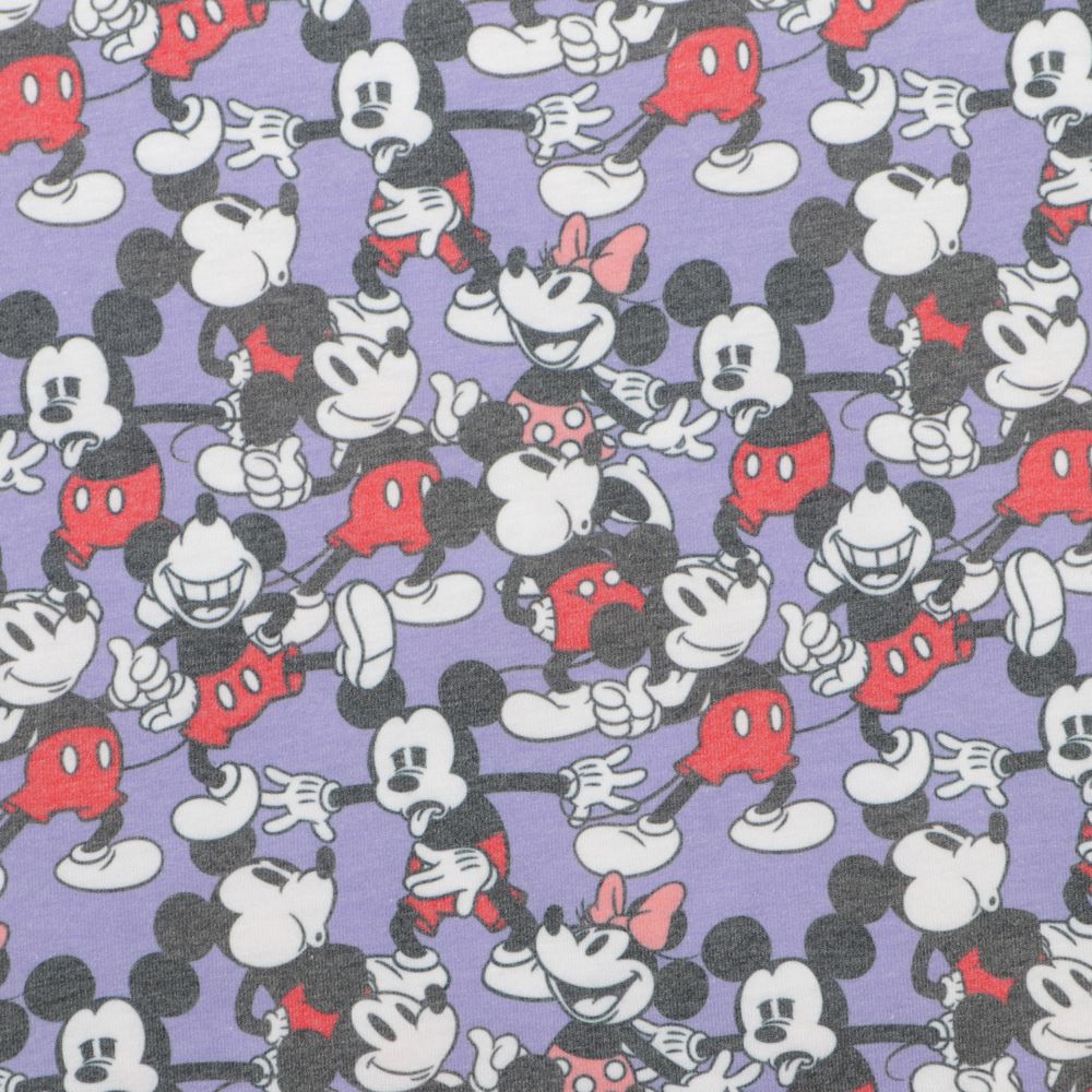 ディズニーキャラクター 総柄Ｔシャツ ミッキー＆ミニー いっぱい