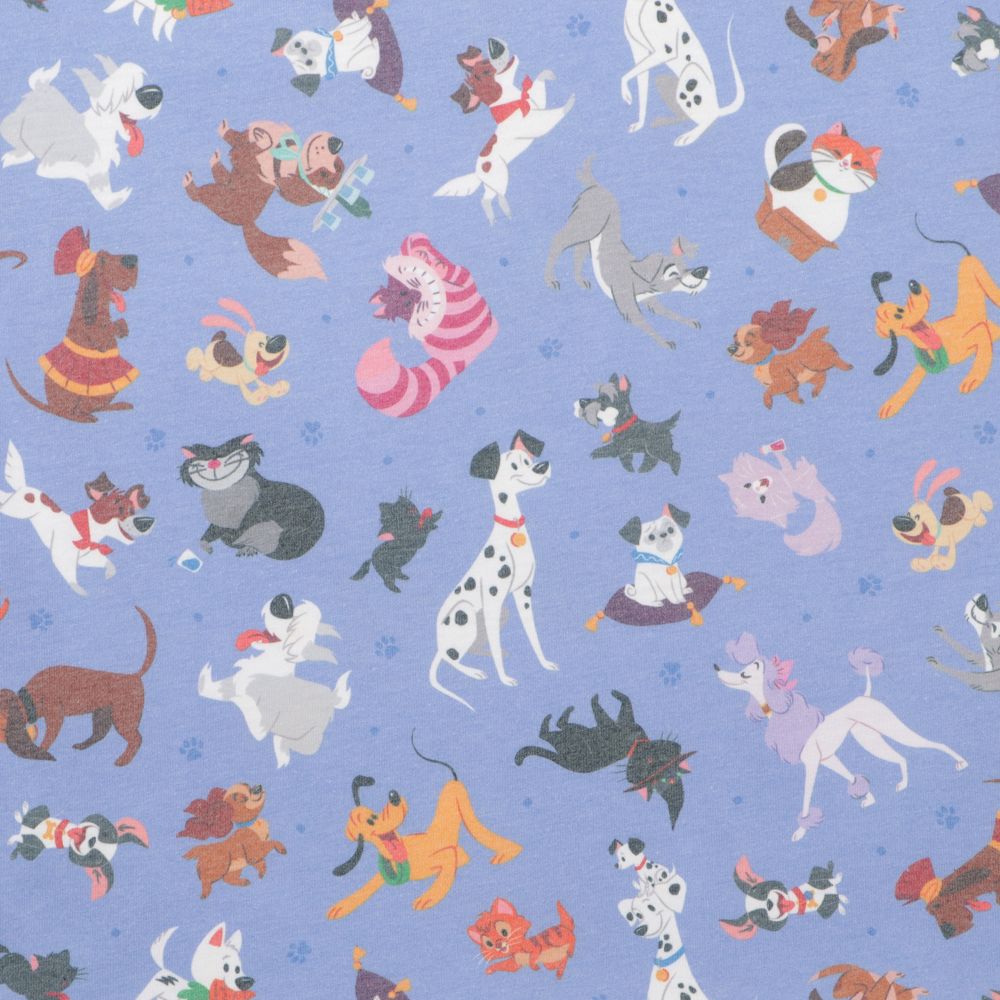 ディズニーキャラクター 総柄Ｔシャツ キャッツドッグ いっぱい