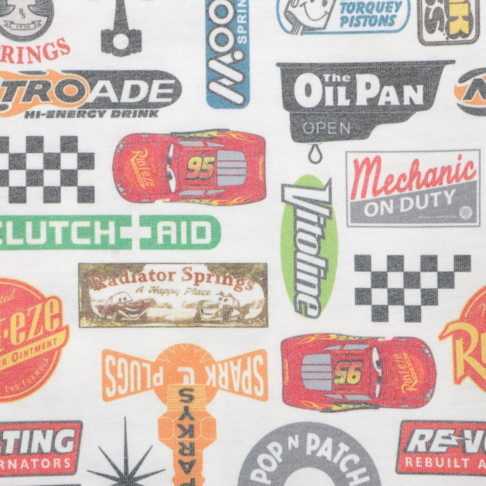 ピクサー カーズ 総柄Ｔシャツ ロゴ