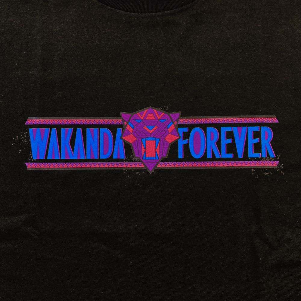 MARVEL ブラックパンサー ロングスリーブTシャツ ロゴ