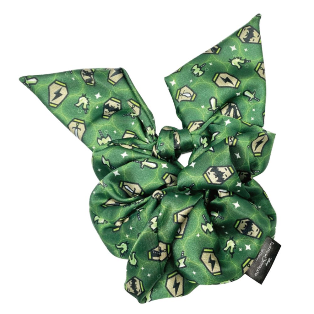 ディズニー ツイステッドワンダーランド アイコンプリント シュシュ