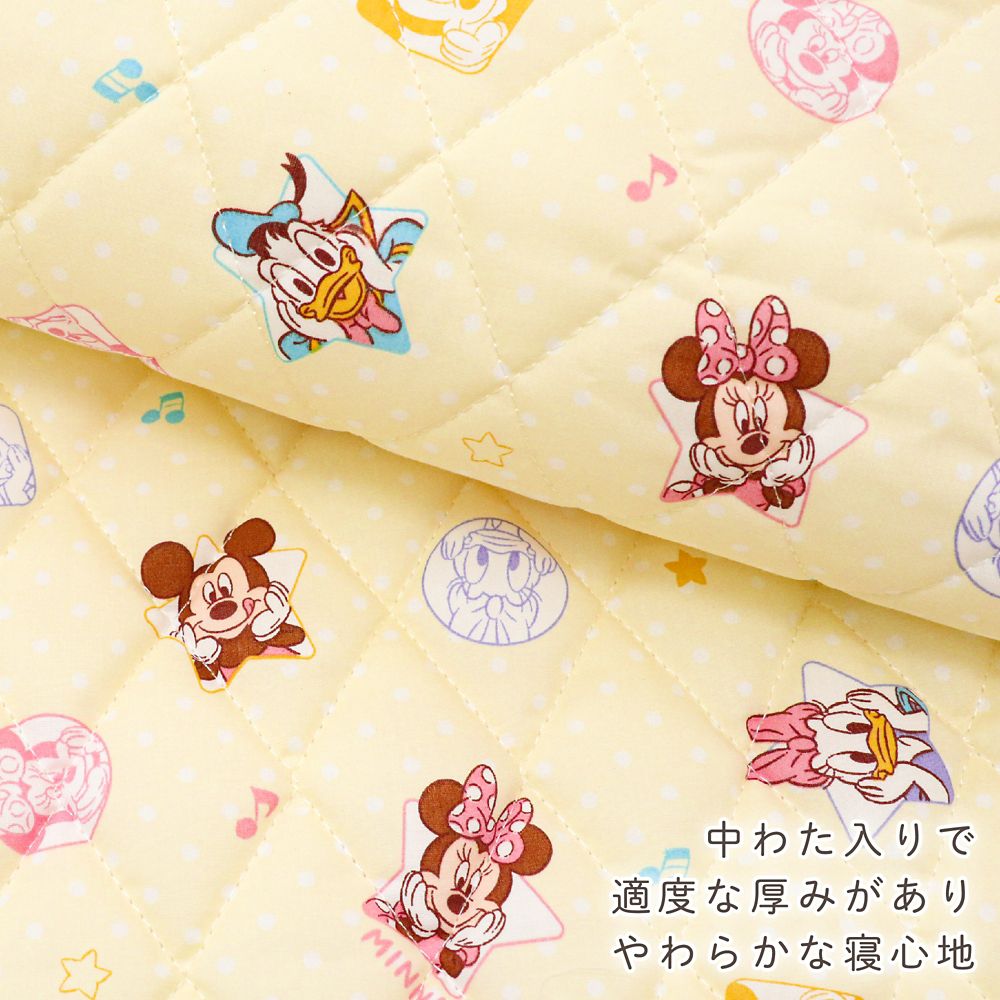 ミッキー＆フレンズ 防水キルトパッド 選べる2サイズ NZ8126-D/E