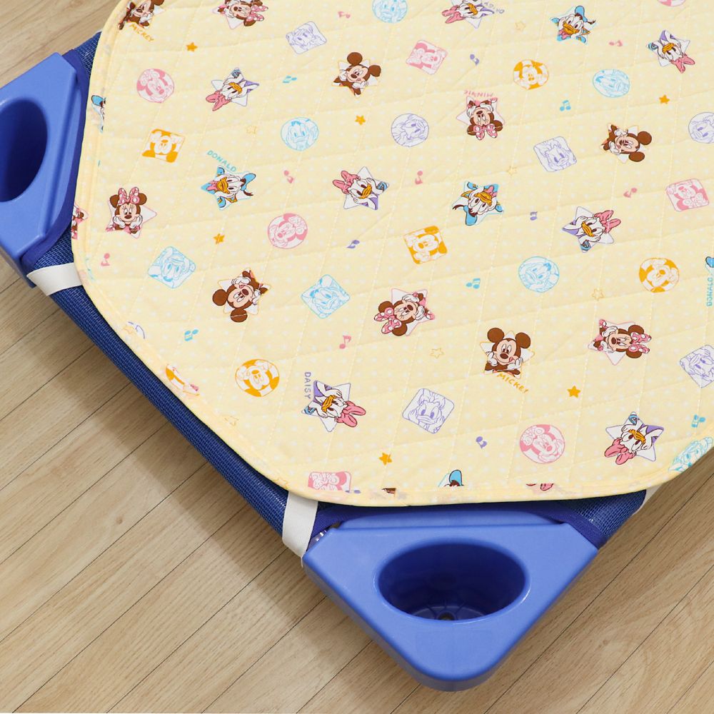 ミッキー＆フレンズ コットカバー キルト 裏面メッシュ ネームタグ付き 選べる3サイズ NZ8126-F/G/H