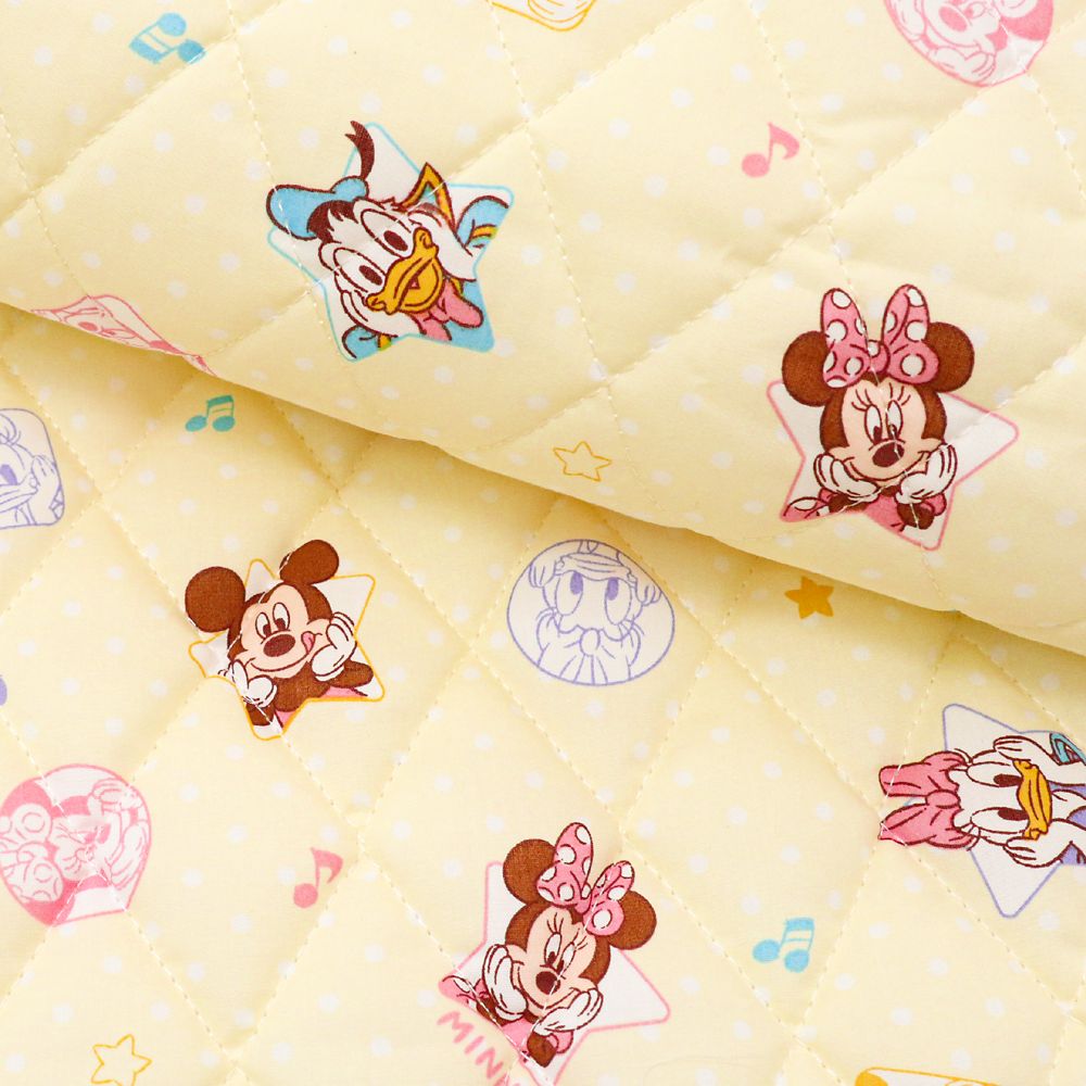 ミッキー＆フレンズ コットカバー キルト 裏面メッシュ ネームタグ付き 選べる3サイズ NZ8126-F/G/H