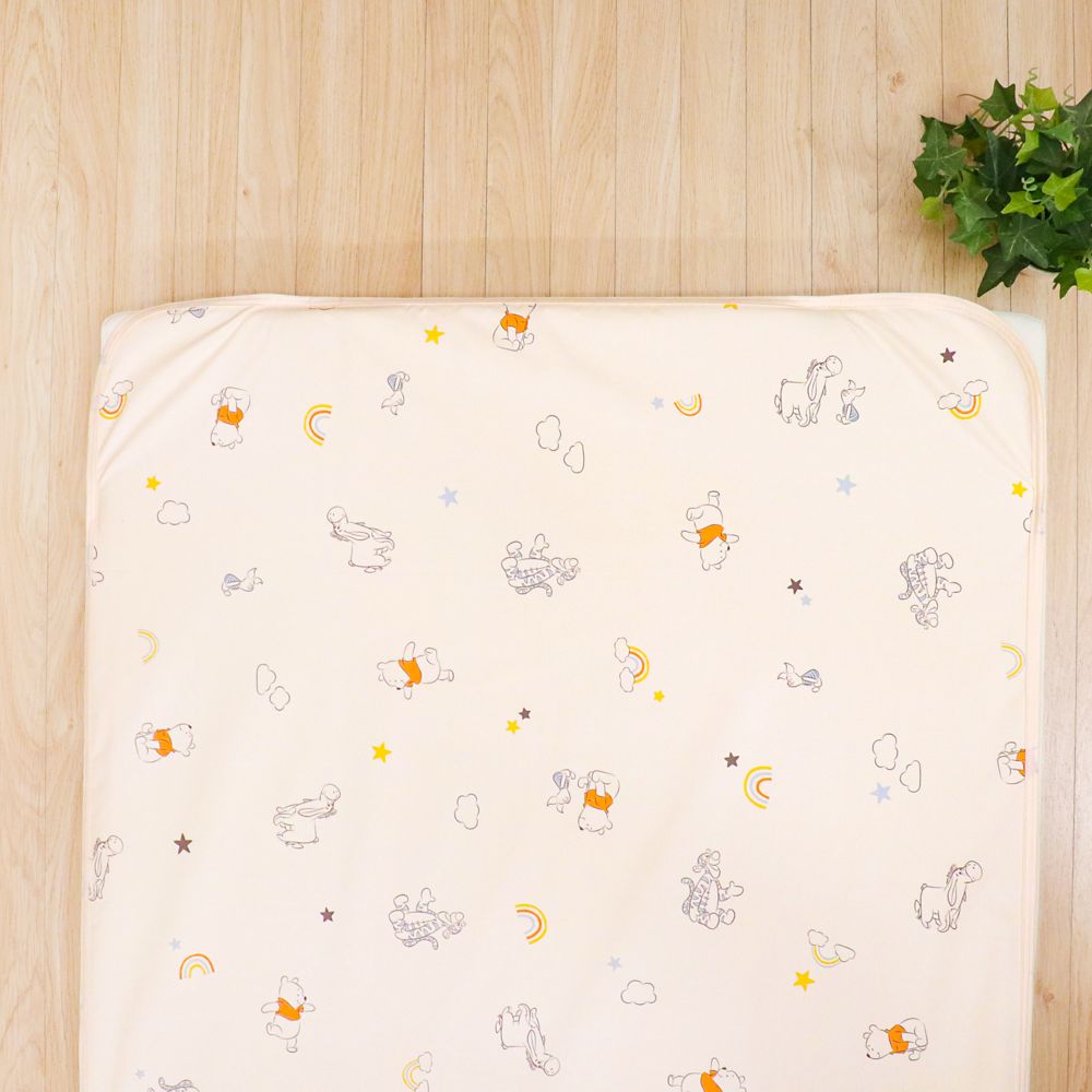 プー＆フレンズ 防水シーツ 選べる2サイズ 吸水加工 NZ3225-B/C