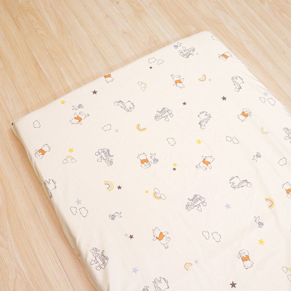 プー＆フレンズ フィッティングシーツ 選べる2サイズ 吸水加工 ベビー布団カバー NZ3225-T3/T4