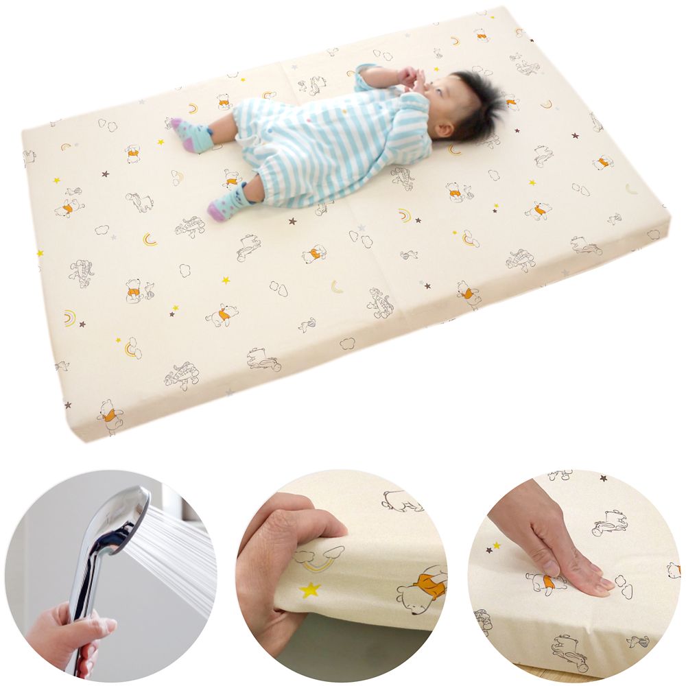 プー＆フレンズ 固わた敷き布団  ベビー敷き布団 ベビーベッド用マットレス 選べる2サイズ NZ3225-V/W