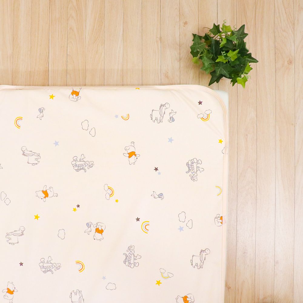 プー＆フレンズ 防水シーツ 選べる3サイズ 吸水加工 NZ3225-X/Y/Z