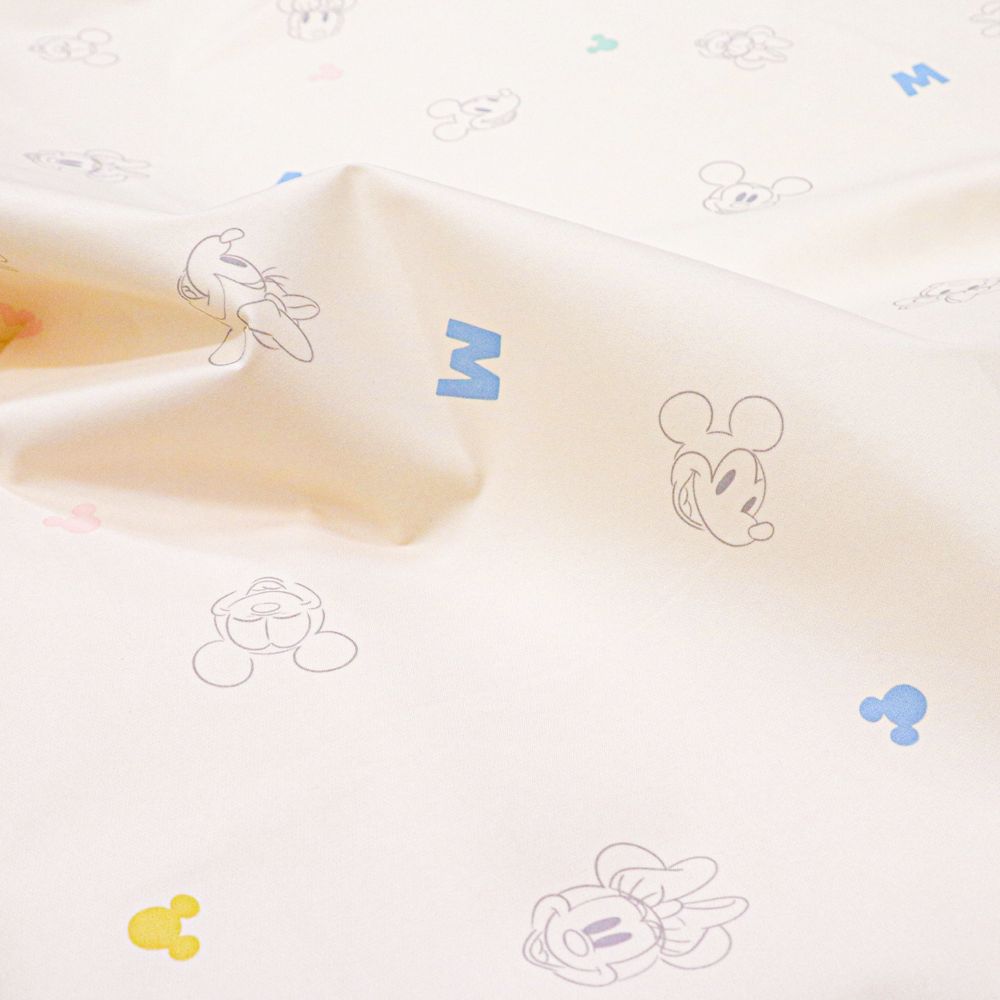 ミッキー＆ミニー 防水 コットカバー 吸水加工 ネームタグ付き 選べる3サイズ NZ3226-Q/R/S