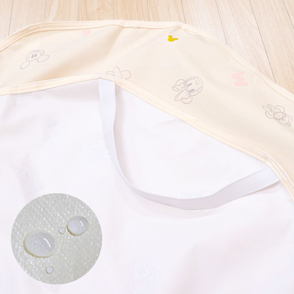 ミッキー＆ミニー 防水 コットカバー 吸水加工 ネームタグ付き 選べる3サイズ NZ3226-Q/R/S