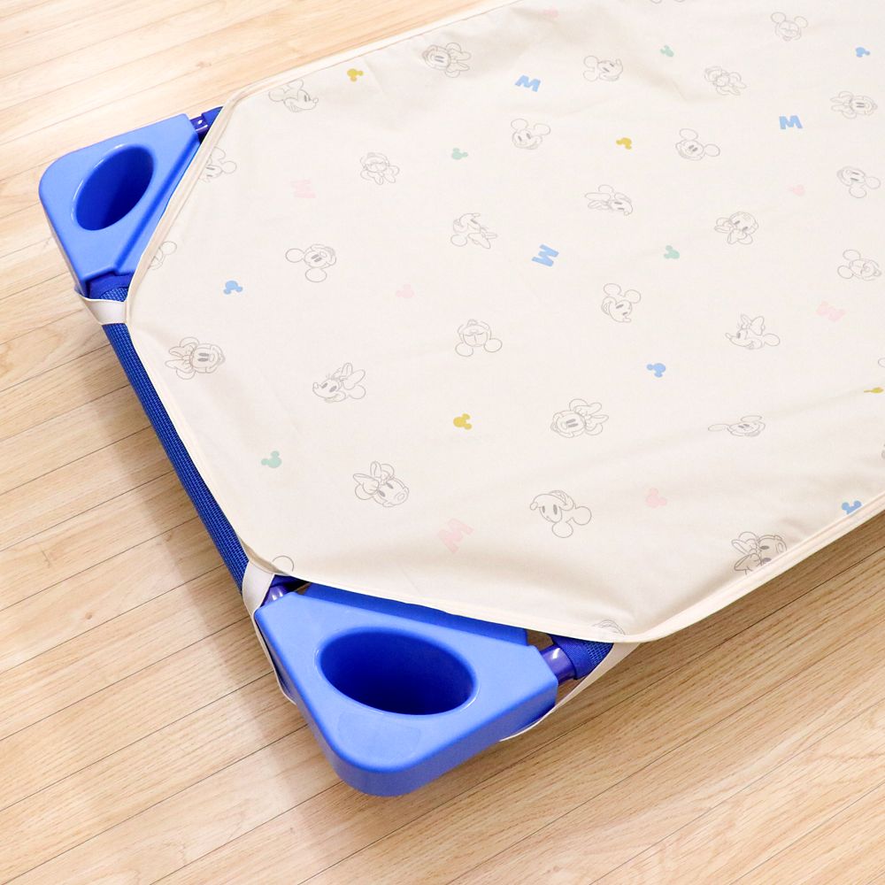 ミッキー＆ミニー 防水 コットカバー 吸水加工 ネームタグ付き 選べる3サイズ NZ3226-Q/R/S